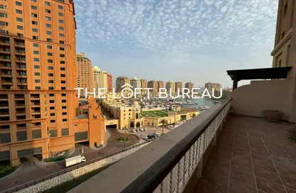 Apartment - 2 Bedrooms - 3 Bathrooms for rent in West Porto Drive - Porto Arabia - The Pearl Island - Doha