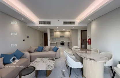 Apartment - 2 Bedrooms - 3 Bathrooms for rent in Lusail Marina Heights - Marina District - Lusail