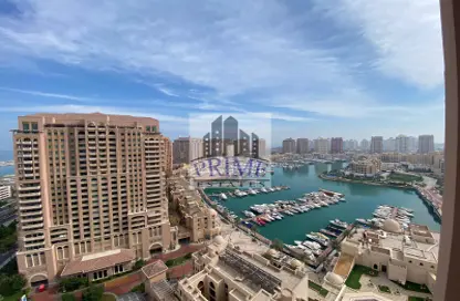 Water View image for: Apartment - 4 Bedrooms - 5 Bathrooms for rent in Porto Arabia - The Pearl Island - Doha, Image 1