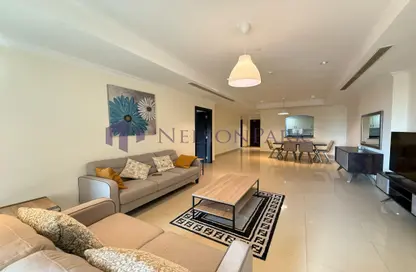 Apartment - 1 Bedroom - 2 Bathrooms for rent in East Porto Drive - Porto Arabia - The Pearl Island - Doha