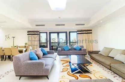 Apartment - 3 Bedrooms - 4 Bathrooms for rent in East Porto Drive - Porto Arabia - The Pearl Island - Doha