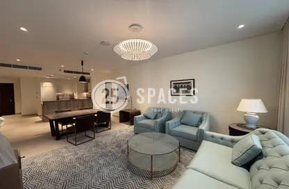 Apartment - 2 Bedrooms - 4 Bathrooms for rent in Lusail Residence - Marina District - Lusail