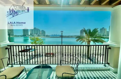 Apartment - 3 Bedrooms - 3 Bathrooms for rent in Viva West - Viva Bahriyah - The Pearl Island - Doha