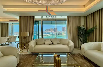 Apartment - 2 Bedrooms - 4 Bathrooms for rent in Gewan Island - The Pearl Island - Doha
