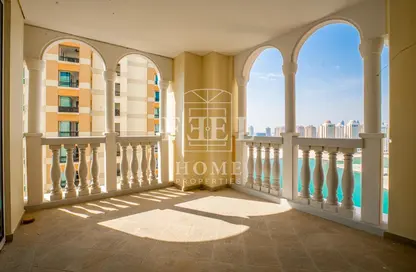 Empty Room image for: Apartment - 2 Bedrooms - 3 Bathrooms for sale in Viva West - Viva Bahriyah - The Pearl Island - Doha, Image 1