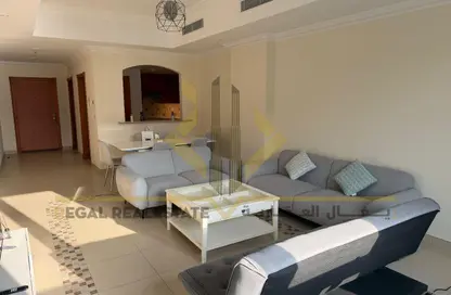 Apartment - 1 Bedroom - 2 Bathrooms for rent in West Porto Drive - Porto Arabia - The Pearl Island - Doha