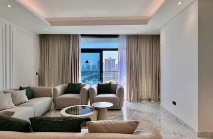 Apartment - 2 Bedrooms - 3 Bathrooms for rent in Marina Tower 02 - Marina District - Lusail