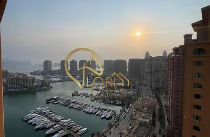 Apartment - 1 Bedroom - 2 Bathrooms for rent in East Porto Drive - Porto Arabia - The Pearl Island - Doha