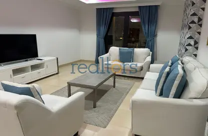 Apartment - 1 Bedroom - 1 Bathroom for rent in Tower 5 - Porto Arabia - The Pearl Island - Doha
