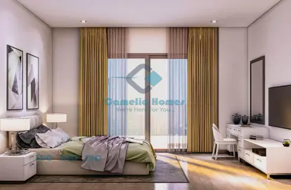 Room / Bedroom image for: Apartment - 1 Bedroom - 2 Bathrooms for sale in Downtown - Qatar Entertainment City - Lusail, Image 1