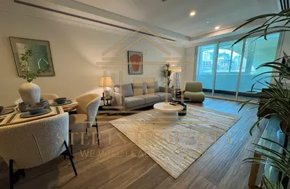 شقة - غرفة نوم - 2 حمامات للايجار في فيفا غرب - فيفا بحرية - جزيرة اللؤلؤة - الدوحة