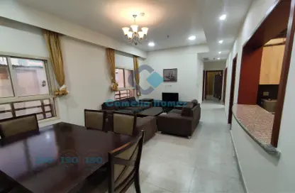 Living / Dining Room image for: Apartment - 3 Bedrooms - 3 Bathrooms for rent in Hiteen Street - Al Muntazah - Doha, Image 1