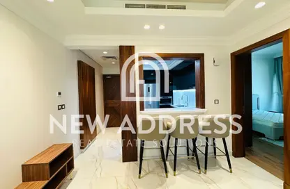 Apartment - 1 Bedroom - 2 Bathrooms for rent in Pearl Tower - Diplomatic Street - West Bay - Doha