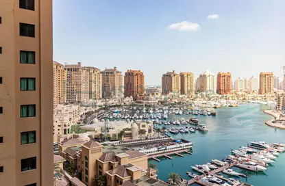Apartment - 2 Bedrooms - 3 Bathrooms for rent in West Porto Drive - Porto Arabia - The Pearl Island - Doha