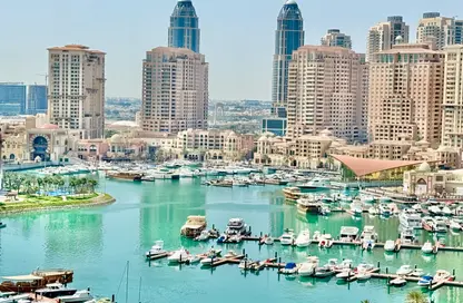 شقة - غرفة نوم - 2 حمامات للايجار في وان بورتو ارابيا - بورتو أرابيا - جزيرة اللؤلؤة - الدوحة