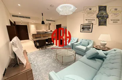 Apartment - 2 Bedrooms - 3 Bathrooms for rent in Marina Tower 02 - Marina District - Lusail Apartment - 2 Bedrooms - 3 Bathrooms for rent in Marina Tower 02 - Marina District - Lusail