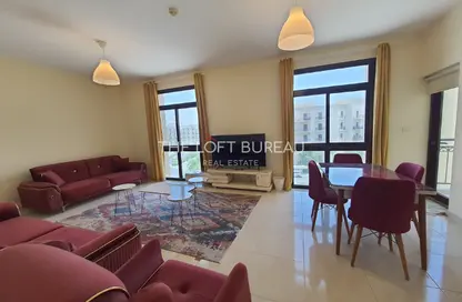 Apartment - 2 Bedrooms - 3 Bathrooms for rent in Piazza 2 - La Piazza - Fox Hills - Lusail