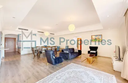 Apartment - 2 Bedrooms - 3 Bathrooms for rent in East Porto Drive - Porto Arabia - The Pearl Island - Doha