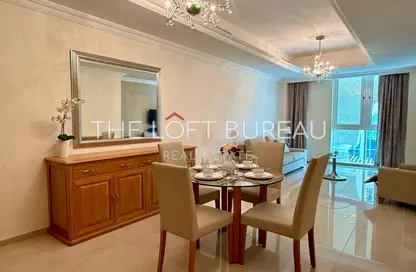 شقة - غرفة نوم - 2 حمامات للايجار في فيفا غرب - فيفا بحرية - جزيرة اللؤلؤة - الدوحة