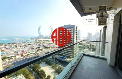 Apartment - 2 Bedrooms - 4 Bathrooms for rent in Lusail Marina Heights - Marina District - Lusail