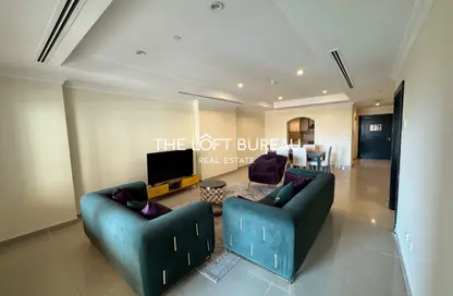 Apartment - 1 Bedroom - 2 Bathrooms for rent in East Porto Drive - Porto Arabia - The Pearl Island - Doha