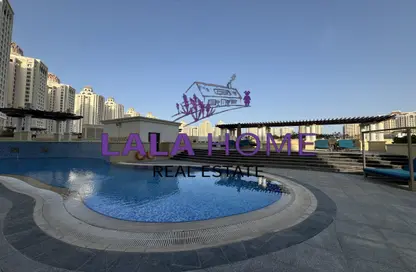 Apartment - 1 Bedroom - 2 Bathrooms for rent in Viva Central - Viva Bahriyah - The Pearl Island - Doha