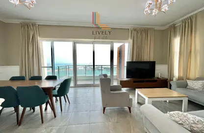 Apartment - 3 Bedrooms - 3 Bathrooms for rent in Lusail Marina Heights - Marina District - Lusail