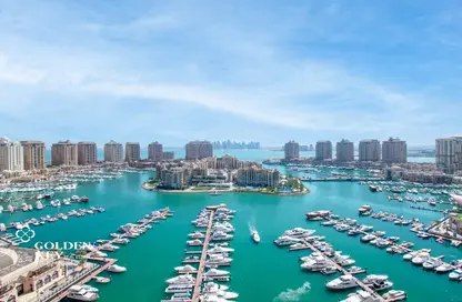 Apartment - Studio - 1 Bathroom for rent in West Porto Drive - Porto Arabia - The Pearl Island - Doha