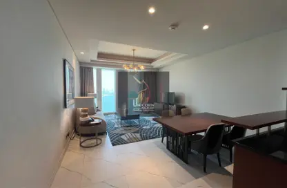 شقق فندقية - غرفة نوم - 2 حمامات للايجار في برج وست باي - الخليج الجنوبي - الخليج الغربي - الدوحة