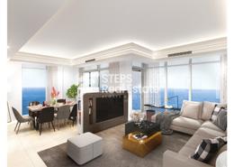 Living / Dining Room image for: Apartment - 2 bedrooms - 4 bathrooms for sale in Gewan Island - The Pearl Island - Doha, Image 1