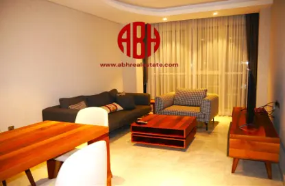 Living / Dining Room image for: Apartment - 1 Bedroom - 1 Bathroom for rent in Al Khair Tower - Corniche Road - Corniche Road - Doha, Image 1