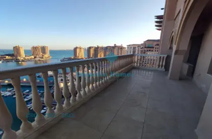 Balcony image for: Apartment - 3 Bedrooms - 4 Bathrooms for sale in East Porto Drive - Porto Arabia - The Pearl Island - Doha, Image 1