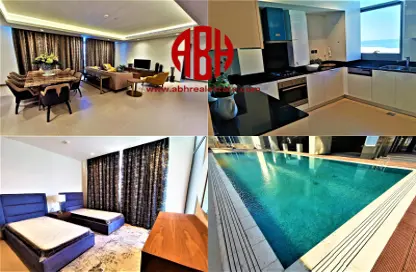 Pool image for: Apartment - 3 Bedrooms - 3 Bathrooms for rent in Burj Al Marina - Marina District - Lusail, Image 1