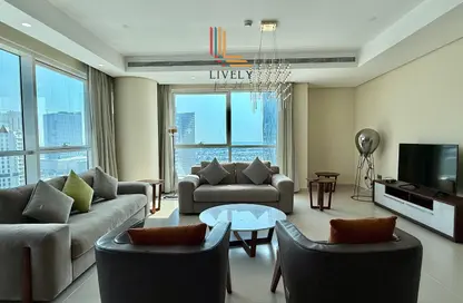 Apartment - 2 Bedrooms - 4 Bathrooms for rent in Marina Residence 16 - Marina District - Lusail
