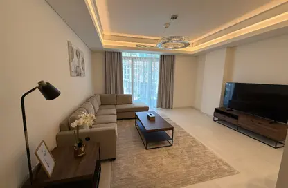 Apartment - 1 Bedroom - 2 Bathrooms for rent in Crystal Residence - The Pearl Island - Doha