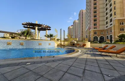 Apartment - Studio - 1 Bathroom for rent in Viva West - Viva Bahriyah - The Pearl Island - Doha