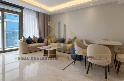 شقة - غرفة نوم - 2 حمامات للايجار في برج مارينا 23 - منطقة المارينا - الوسيل