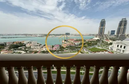 Apartment - 2 Bedrooms - 2 Bathrooms for rent in Tower 5 - Porto Arabia - The Pearl Island - Doha