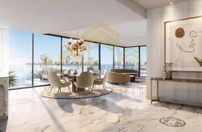 Dining Room image for: Apartment - 2 Bedrooms - 2 Bathrooms for sale in Qetaifan Islands - Lusail, Image 1