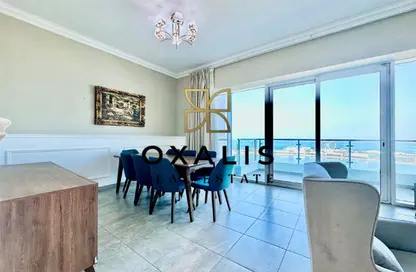 Apartment - 3 Bedrooms - 3 Bathrooms for rent in Marina Tower 02 - Marina District - Lusail
