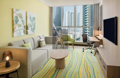 شقة - غرفة نوم - 1 حمام للايجار في Element City Center - Bulmasan Street - الخليج الغربي - الدوحة