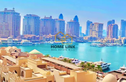 Apartment - 1 Bedroom - 2 Bathrooms for rent in East Porto Drive - Porto Arabia - The Pearl Island - Doha