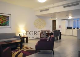 Apartment - 1 bedroom - 2 bathrooms for rent in The Curve Hotel - Diplomatic Street - West Bay - Doha