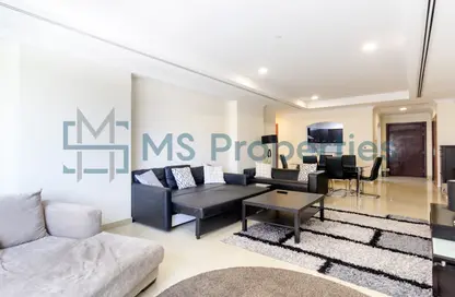 Apartment - 1 Bedroom - 2 Bathrooms for rent in West Porto Drive - Porto Arabia - The Pearl Island - Doha