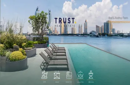 Apartment - 1 Bedroom - 2 Bathrooms for sale in Lusail Marina Heights - Marina District - Lusail