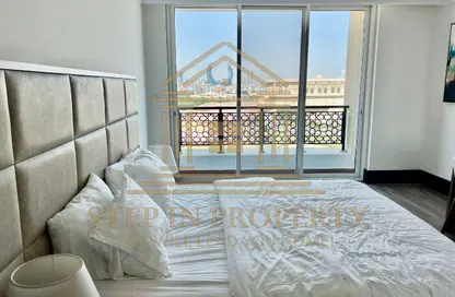 Apartment - Studio - 1 Bathroom for rent in Viva East - Viva Bahriyah - The Pearl Island - Doha