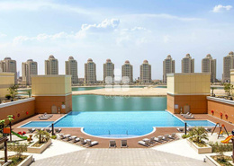 Apartment - 1 bedroom - 1 bathroom for rent in Al Mutahidah Tower - Viva Bahriyah - The Pearl Island - Doha