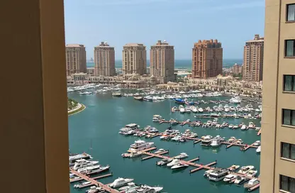 شقة - غرفة نوم - 2 حمامات للايجار في طريق بورتو الشرقي - بورتو أرابيا - جزيرة اللؤلؤة - الدوحة