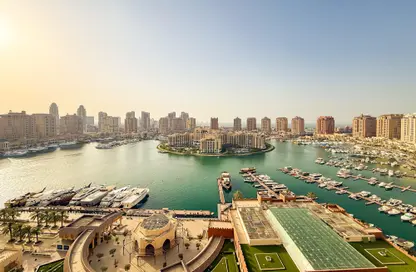 Apartment - 2 Bedrooms - 2 Bathrooms for rent in East Porto Drive - Porto Arabia - The Pearl Island - Doha