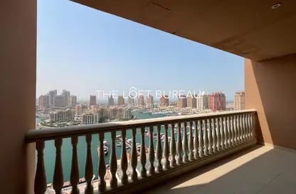 Apartment - 2 Bedrooms - 3 Bathrooms for rent in West Porto Drive - Porto Arabia - The Pearl Island - Doha